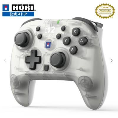 HORI TURBO 無線藍牙控制器(兼容Switch2)(霜白色)